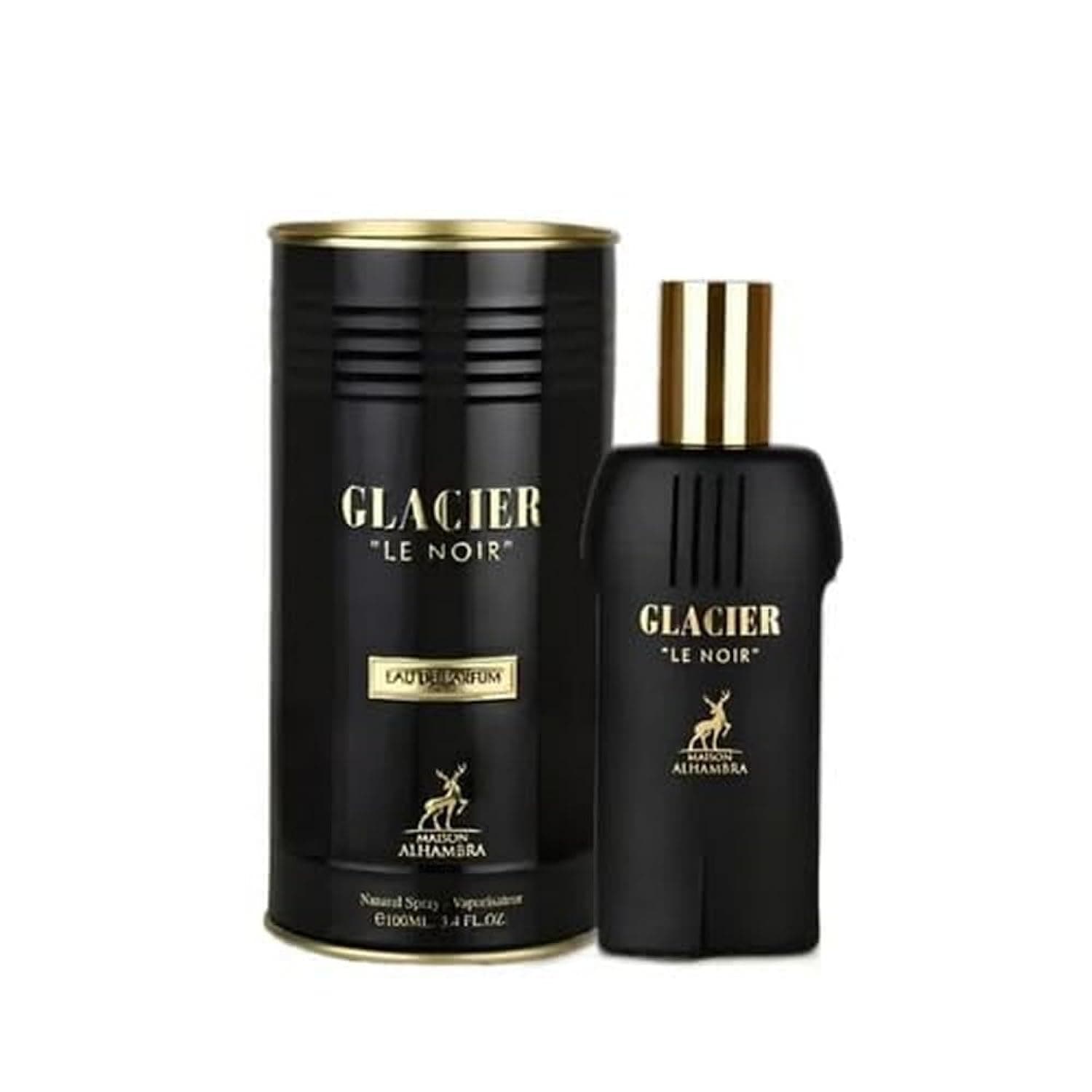 Glacier Le Noir Long Lasting Unisex Liquid Eau De Parfum, 100ml