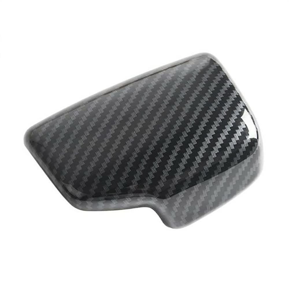 Gear Shift Knob Cover Trim, Accessories Auto Gear Shift Knob Cover Trim Cap Compatible with Audi A4 (B9) A5 S4 (B9) S5 Q5 SQ5 Q5/SQ5 Sportback Q7(Carbon Fiber)