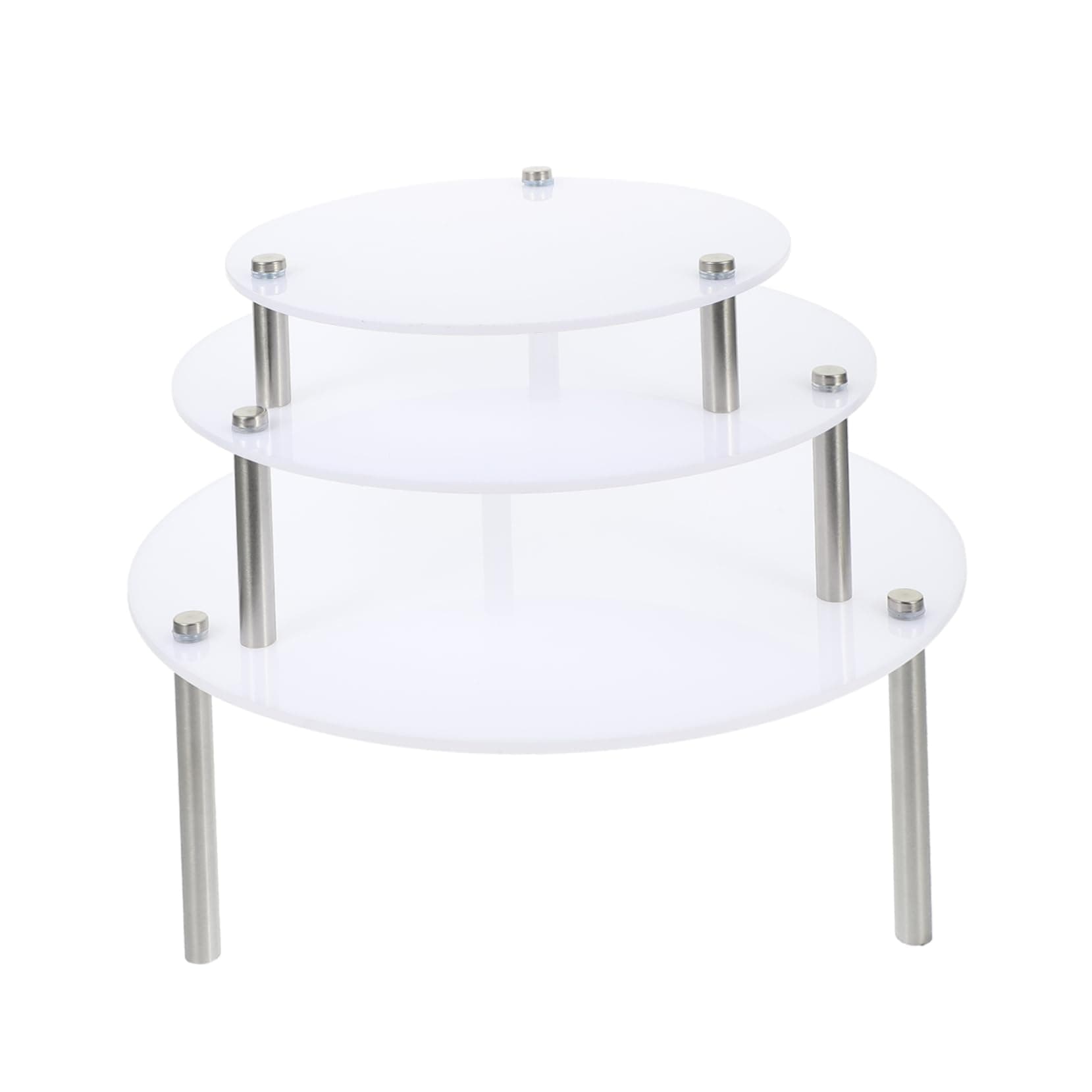 LABRIMPAcrylic Cake Stand Wedding Food Rack White