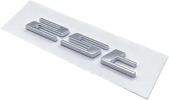 Letter Emblem Chrome Glossy Black ABS 3.0 5. V6 V8 20T 25T 30T 35T Fit for Jaguar XJ F-Type F-PACE E-PACE Badge Trunk Logo(Silver 25T)