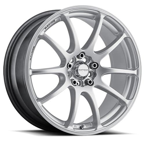 Katana KR19 17x7 4X100 114.3 40et Hyper Silver Wheels Rims