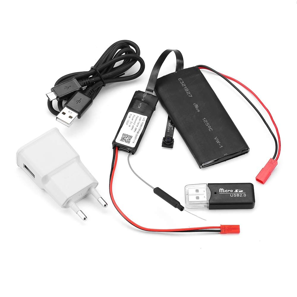 W3 3.6mm 1080P Full HD Mini WiFi FPV Camera Support TF Card Compatible Android iOS Win System - Clear