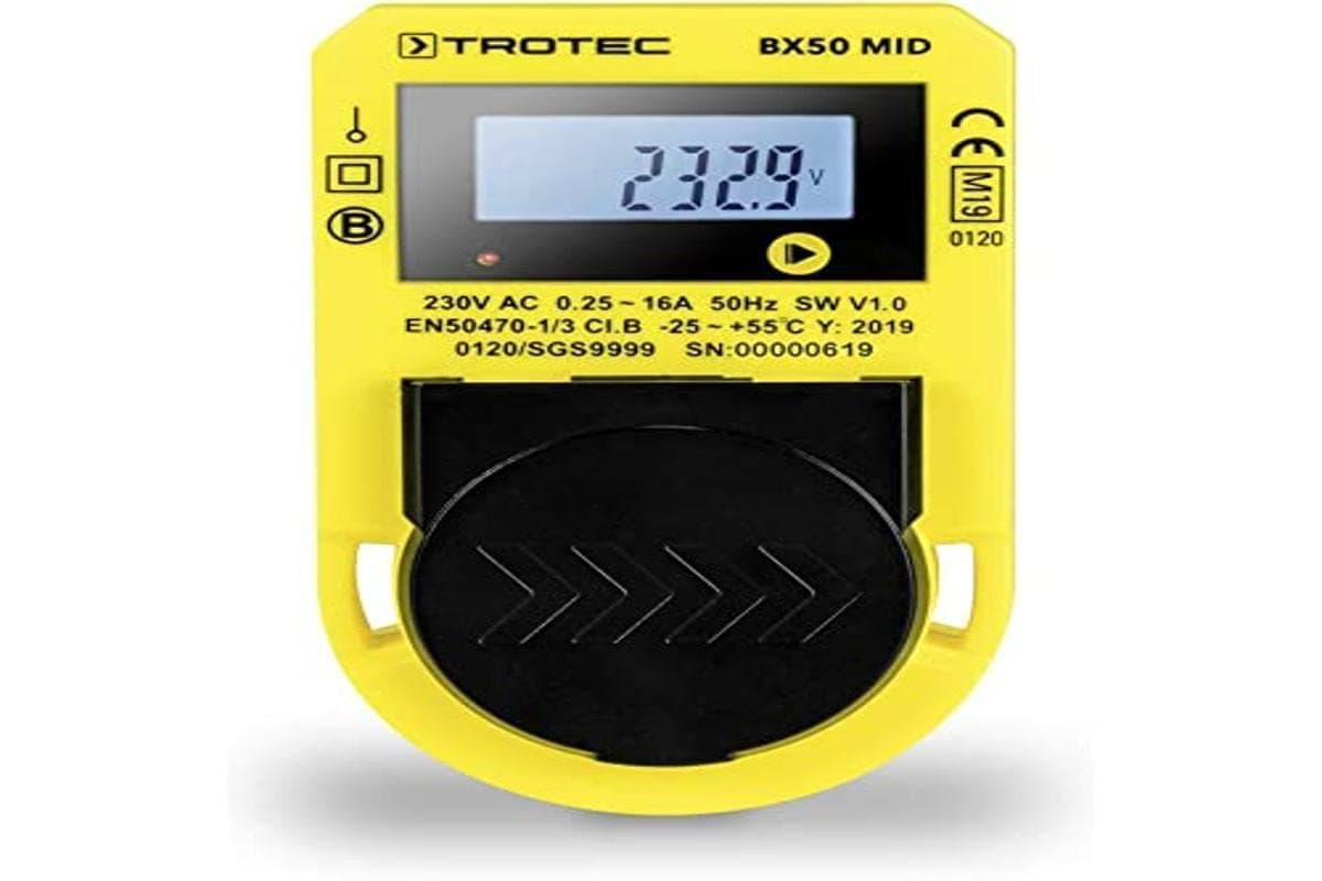 TROTECBX50 MID Energy Consumption Meter MID Compliant Meter Consumer Detector