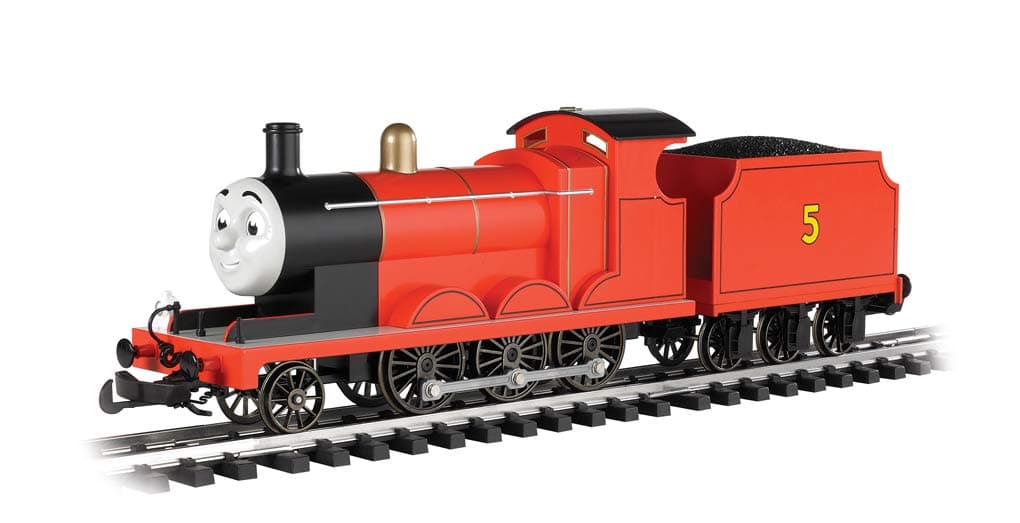 Bachmann Industries Thomas & Friends - James The Red Engine with Moving Eyes - Large "G" Scale Locomotive