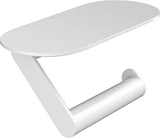 Hansgrohe WallStoris Toilet Paper Holder with Shelf, Matt White, 27928700