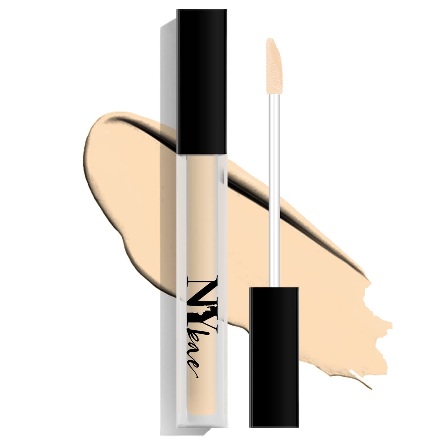 NY Bae Conceal & Conquer Liquid Concealer - Fair 01 (4 ml) | Lightweight Natural Coverage Creaseless Finish For Dark Circles, Pigmentation & Blemishes | Long Lasting, Quick Drying & Water Resistant