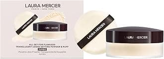 Translucent Loose Setting Powder & Puff Jumbo Duo All Set For Flawless: 24 HR Shine Control, Soft Matte Finish, Long Lasting Wear, Best for Normal to Oily Skin and Virtually All Skin Tones