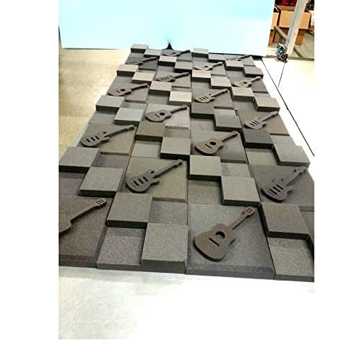 3" Thick Studio Acoustic Soundproofing Foam Tiles 48"x 96