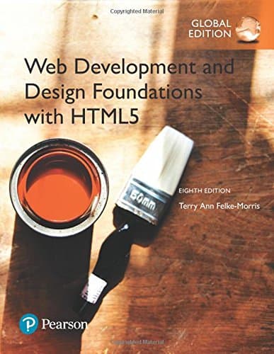 Web Development and Design Foundations with HTML5, Global Edition