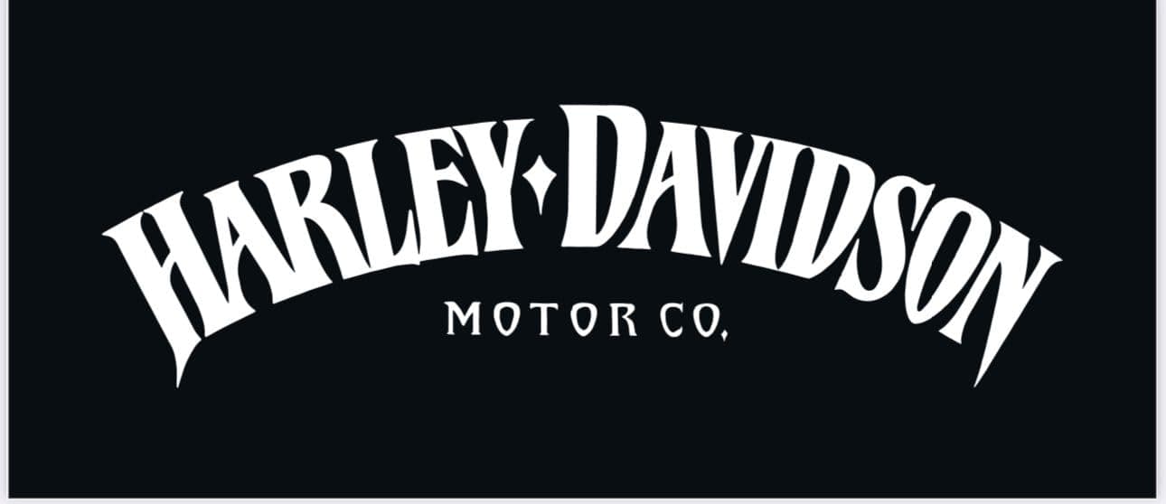 Motorcycle hd classic Design #1 Vinyl Decal Sticker Car Harley Moto Club Biker 8"x2.5" (white)