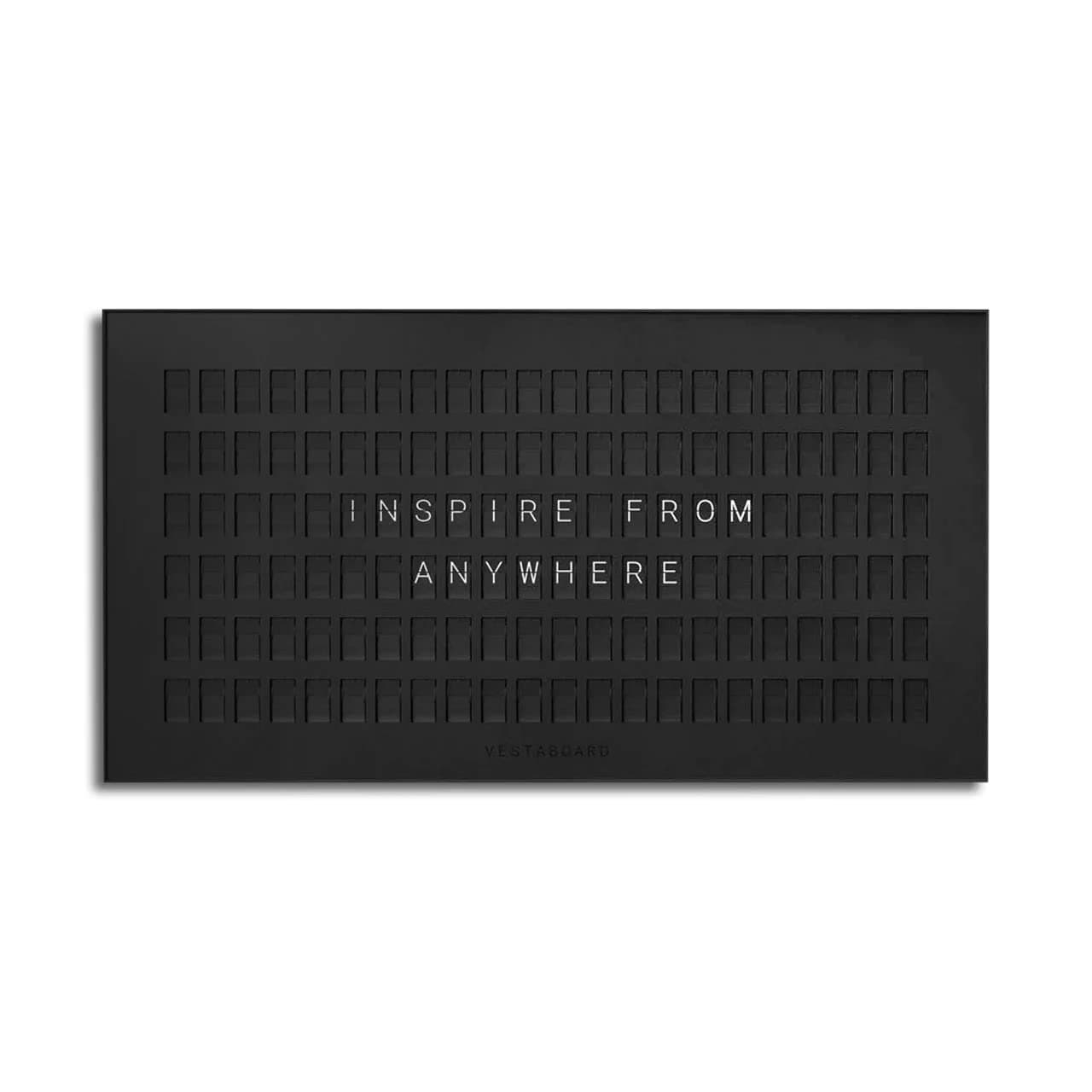 Vestaboard Message Board - Flagship Black - Inspire from Anywhere with The Beautiful 42” Split-Flap Display - Smart Messaging Display