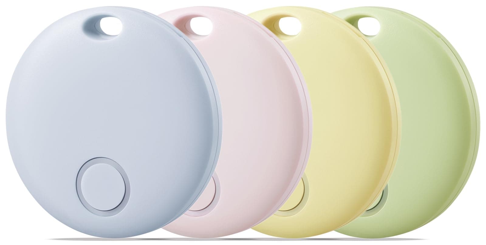 Reyke Air Tracker-4 Pack Smart Tag, Luggage Tracker Works with Apple Find My (iOS Only), Item Finder for Key, Backpack, Wallet, IP67 Waterproof