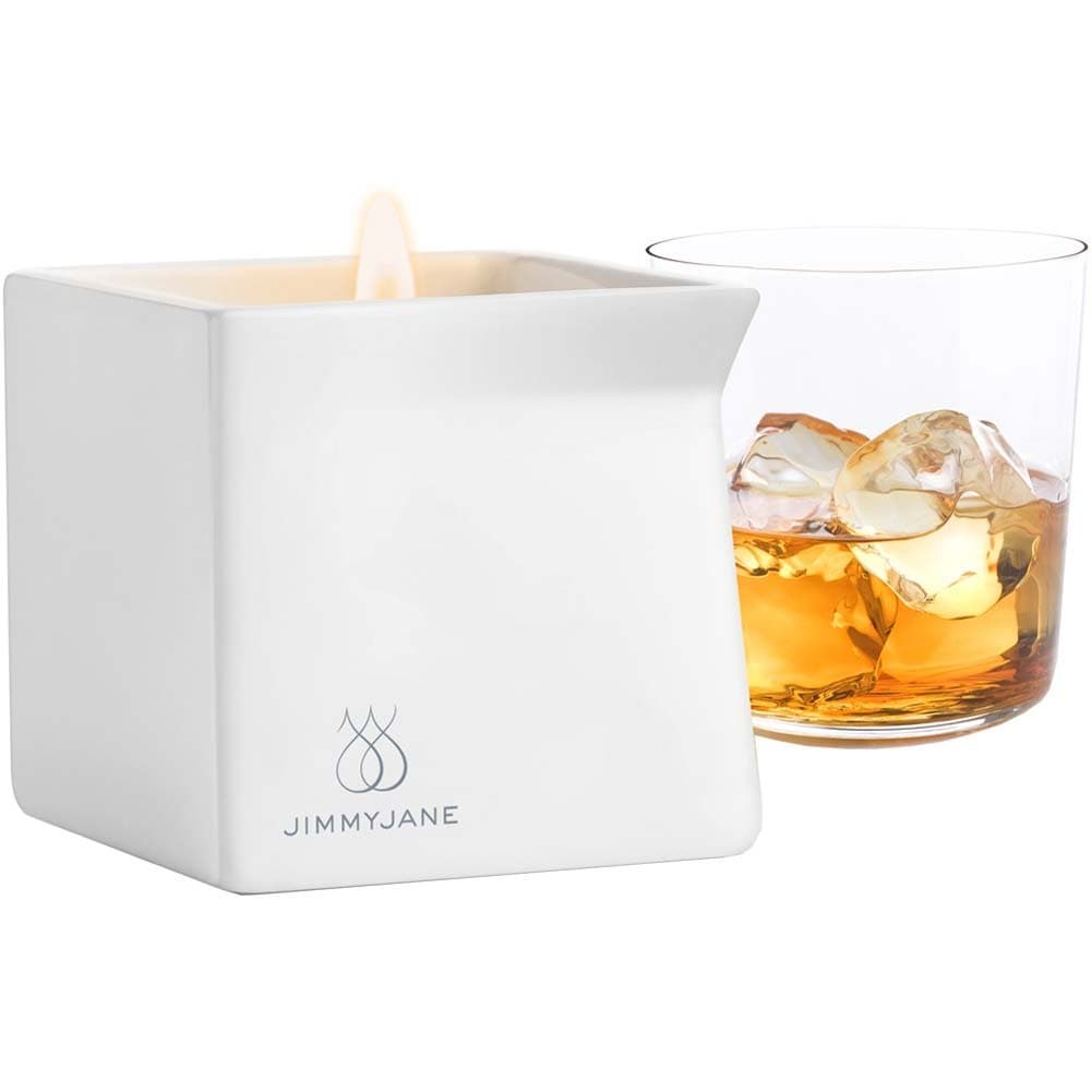 Jimmyjane Massage Oil Candle (Bourbon)