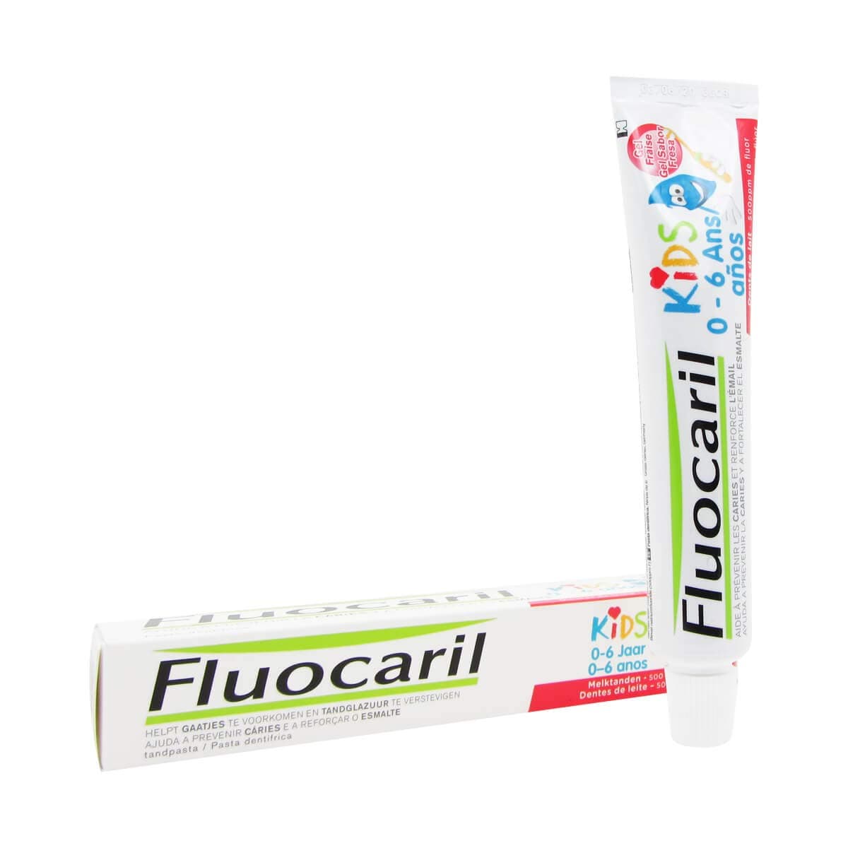 FluocarilKids 2 To 6 Strawberry Gel 50ml