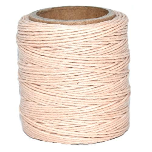 Maine Thread - .030" Natural Waxed Polycord. 210 feet Each. Includes 2 spools.