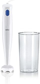 MultiQuick 1 Hand Blender 450 Watts, 1 Speed, Light-Weight, BPA Free, Dishwasher Safe, Plastic - MQ 10.001P