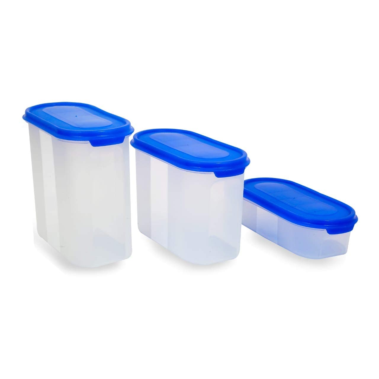 JD Brand BPA-Free Kitchen Storage Container Set (Peppy Blue)-3 Pieces