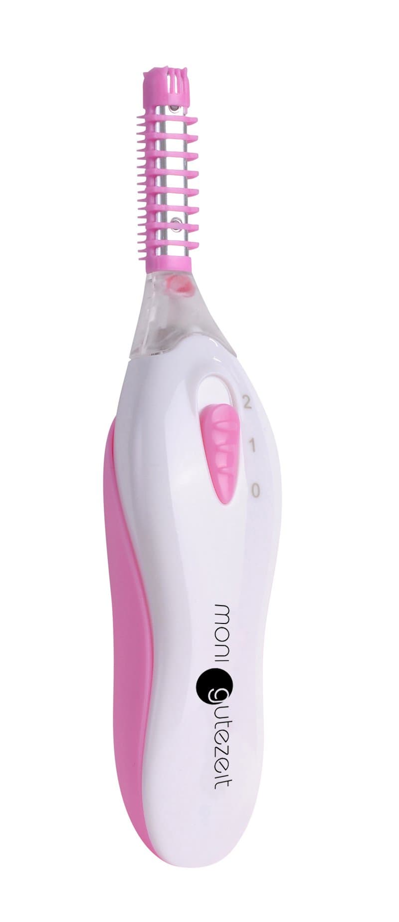 Professional thermo eyelash curler 2.0 new generation, electricaly heated with 2 heating levels and LED-light for wonderfully curved lashes, pain free alternative tot he regular eyelash curler, color pink