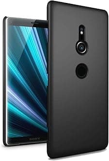 GAPlus Sony Xperia XZ3 6.0" Case - Ultra Slim Thin Armour Hard Case - Matte Rubberized Cover For Sony Xperia XZ3 (Black)