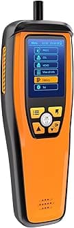 Temtop Air Quality Monitor CO2 Meter Professional CO2 PM2.5 PM10 Formaldehyde Temperature and Humidity Monitor w/Audio Alarm Data Export (M2000 2nd)