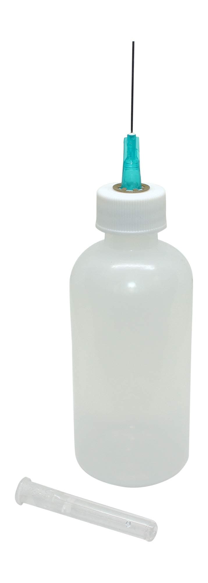 Gaunt Industries HYPO-25 - Epoxy & Cement Applicator - Precision Acrylic Adhesive Dispenser - 2 Ounce Clear Plastic Bottle with 23 Gauge Blunt Tip