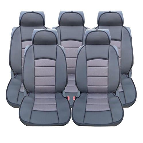 Lux Car Seat Cover Car Seat Protector, Grey, Pack of 5