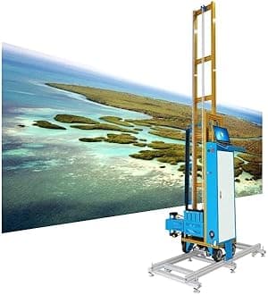 Automatic 3D Vertical Wall Printing Machine UV Wall Inkjet Printer Double Nozzles