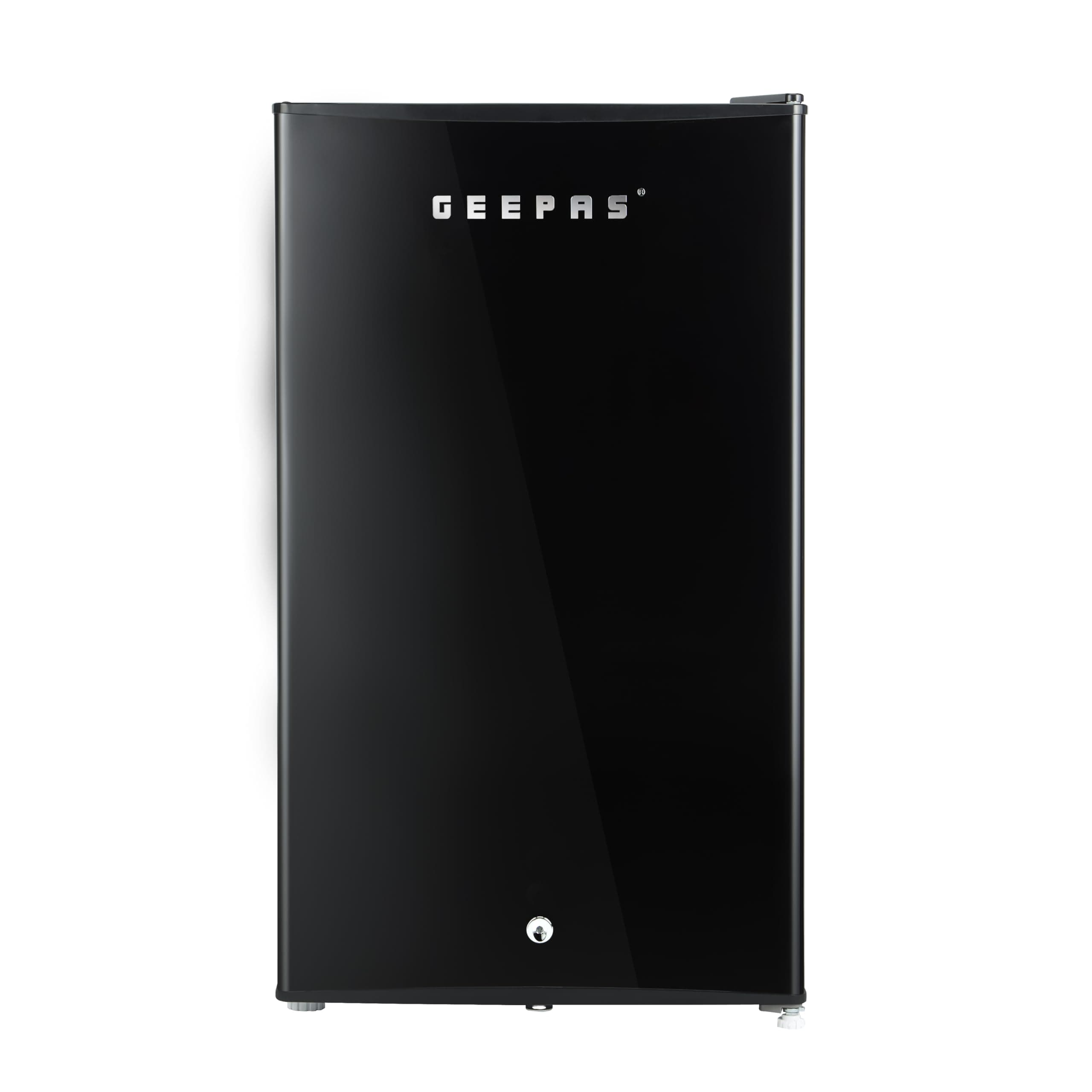GRF1212BXE Single Door Mini Defrost Refrigerator-| Mini Fridge in Retro Design, Low Noise and Low Voltage| Quick Cooling and Easy Cleaning| Black, 1 Year Warranty