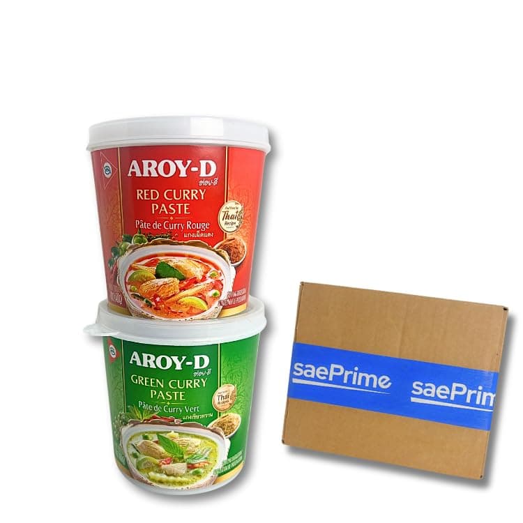 Red Green Curry Paste 14oz 2-Pack Bundle