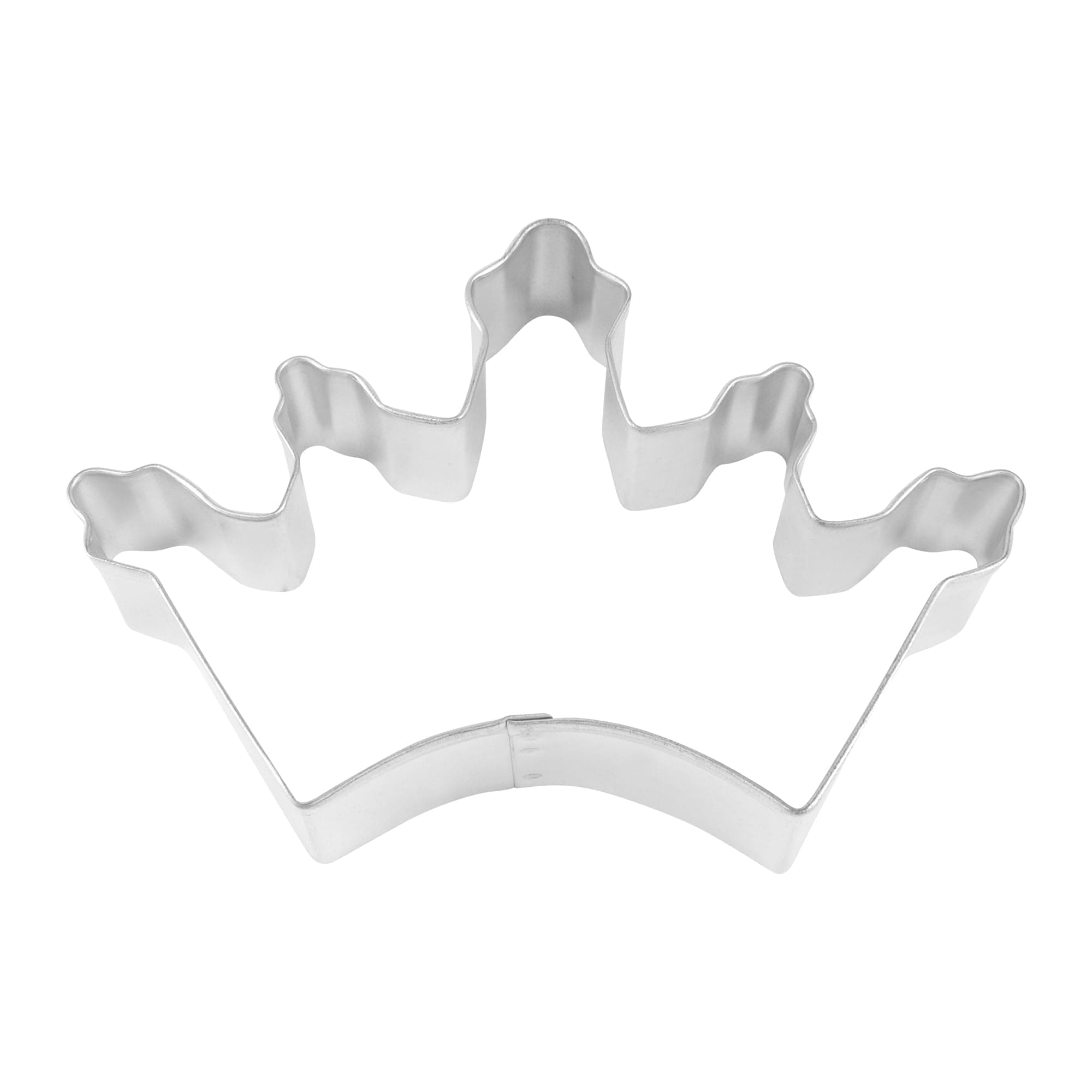 R&M Crown 5" Cookie Cutter Stainless Steel - Baking Tool for Cookies, Fondant & Crafts