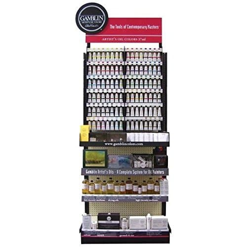 Artists' Grade Oil Paint Full Assortment Display