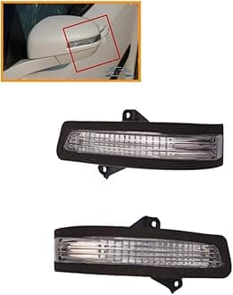 For Car Maruti Swift (2012-2017) & Swift Dzire T2, Side Mirror Turn Signal Indicator Led Lights,With Scotch Lock -(20122), Pear