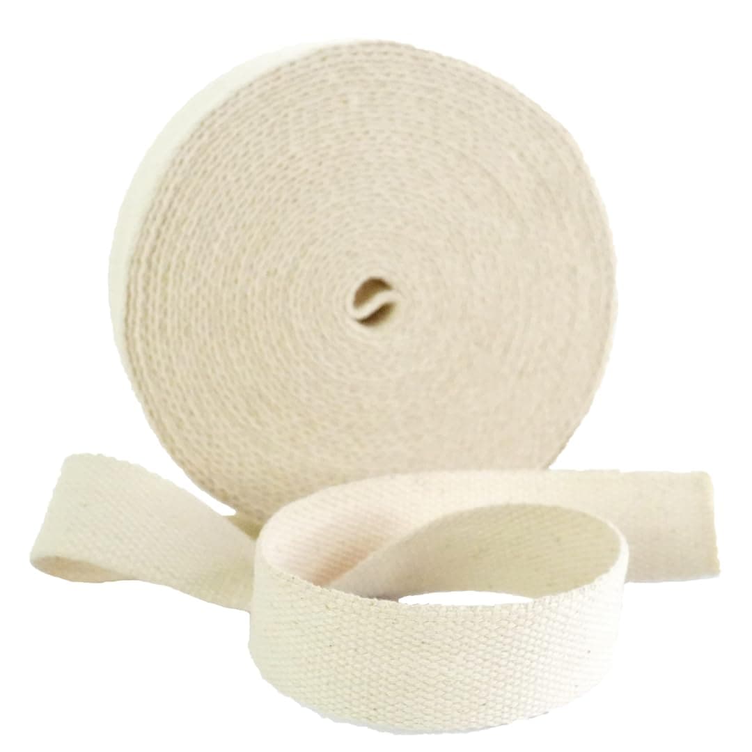 Trimz Heavy Duty Webbing 10mtr x 40mm Ecru