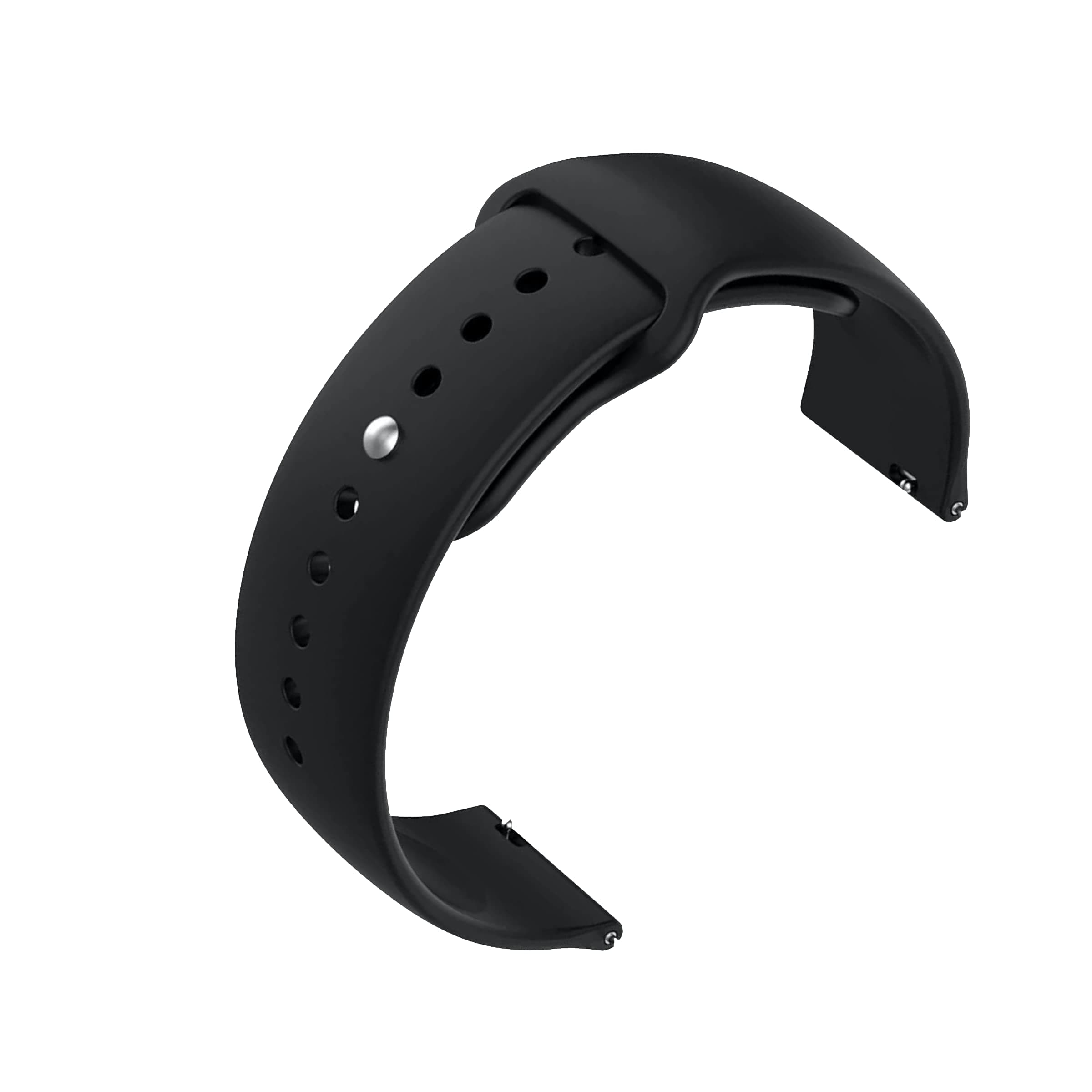 23mm Soft Silicone Sport Strap Band for Boat Xtend Smartwatch Only [ Not for Any Other Models, (Black)