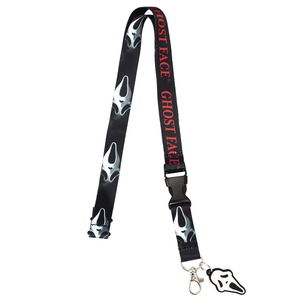 Bioworld Ghostface Lanyard with Clear ID Sleeve