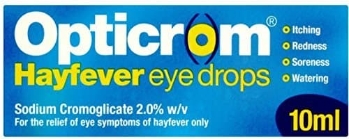 Opticrom Hayfever Eye Drops 10ml by Opticrom