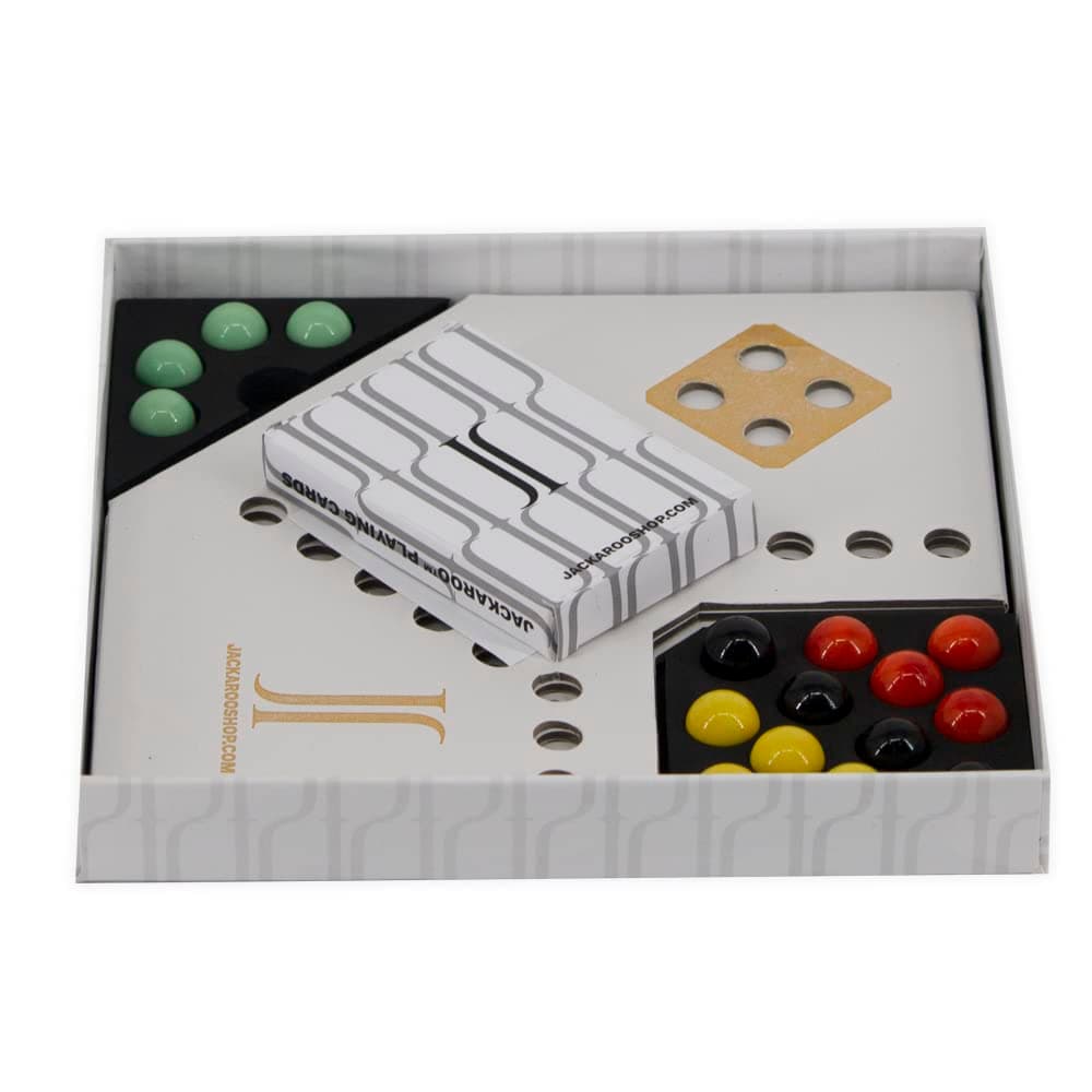 ALWAH Jackaroo Lite 4 Player White Leather الواح جاكارو لايت 4 لاعبين جلد أبيض-