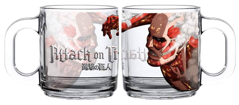 Attack on Titan Colossus Titan Glass Coffee Mug