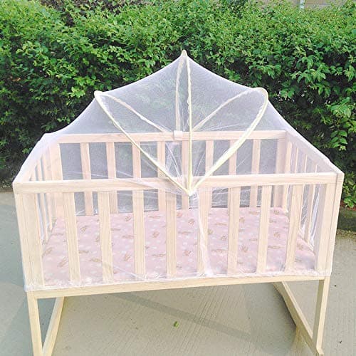 Arched Baby Mosquito Net for Crib and Stroller, White by ME SUPERB DEALS