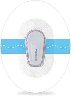 Maylove Dexcom G6 Adhesive Patch,50 Pack Waterproof Patches,Premium Transparent Overpatch for G6 Sensor,Fixation&Skin-Friendly,Continuous Glucose Monitor Protection for 10 Days Stickers