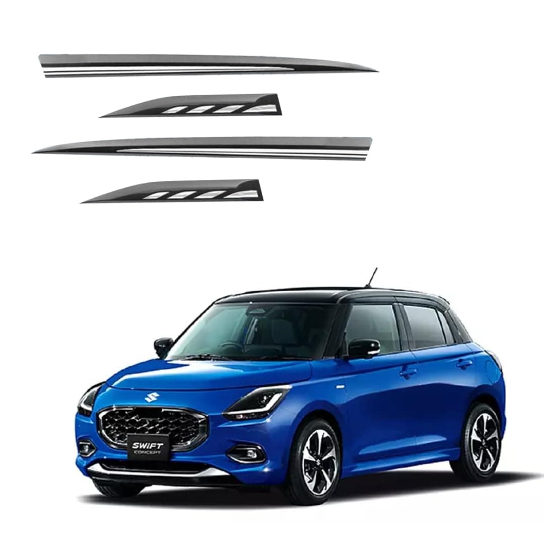 Car Door Body Side Beading/Molding/Cladding for Maruti Suzuki Swift 2020 Set of 04