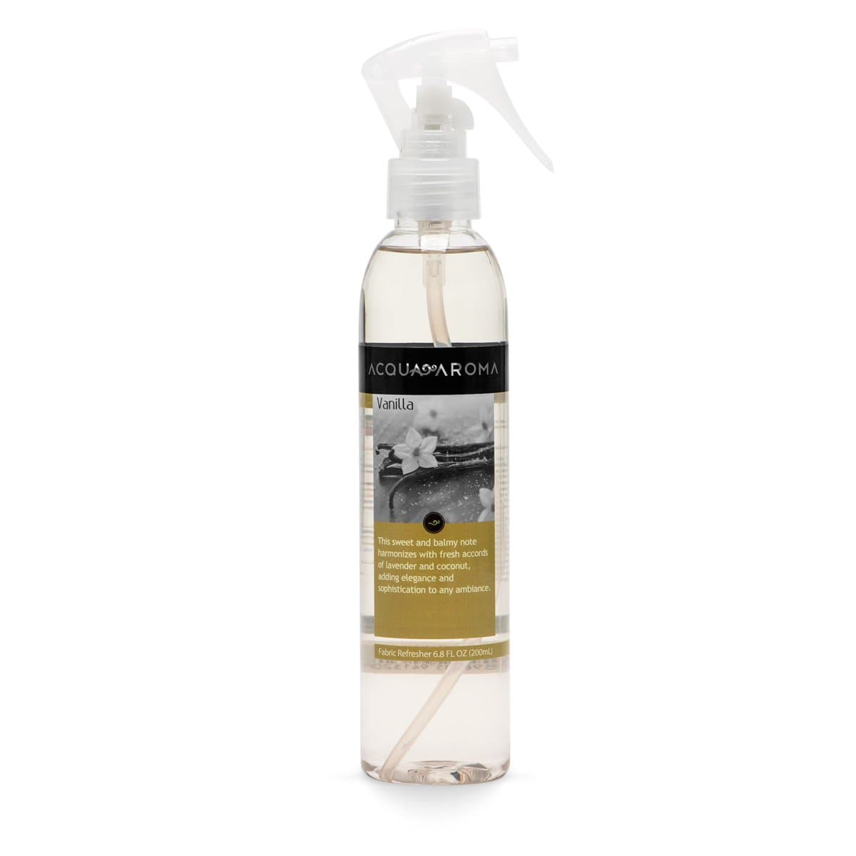 Acqua Aroma Vanilla Fabric Refresher 6.8 FL OZ (200ml) Fresh Linen Spray