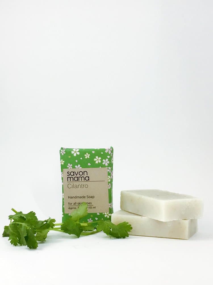 Fresh Cilantro Soap, 100% Natural & Handcrafted (1 Pack - 3.7oz./bar)