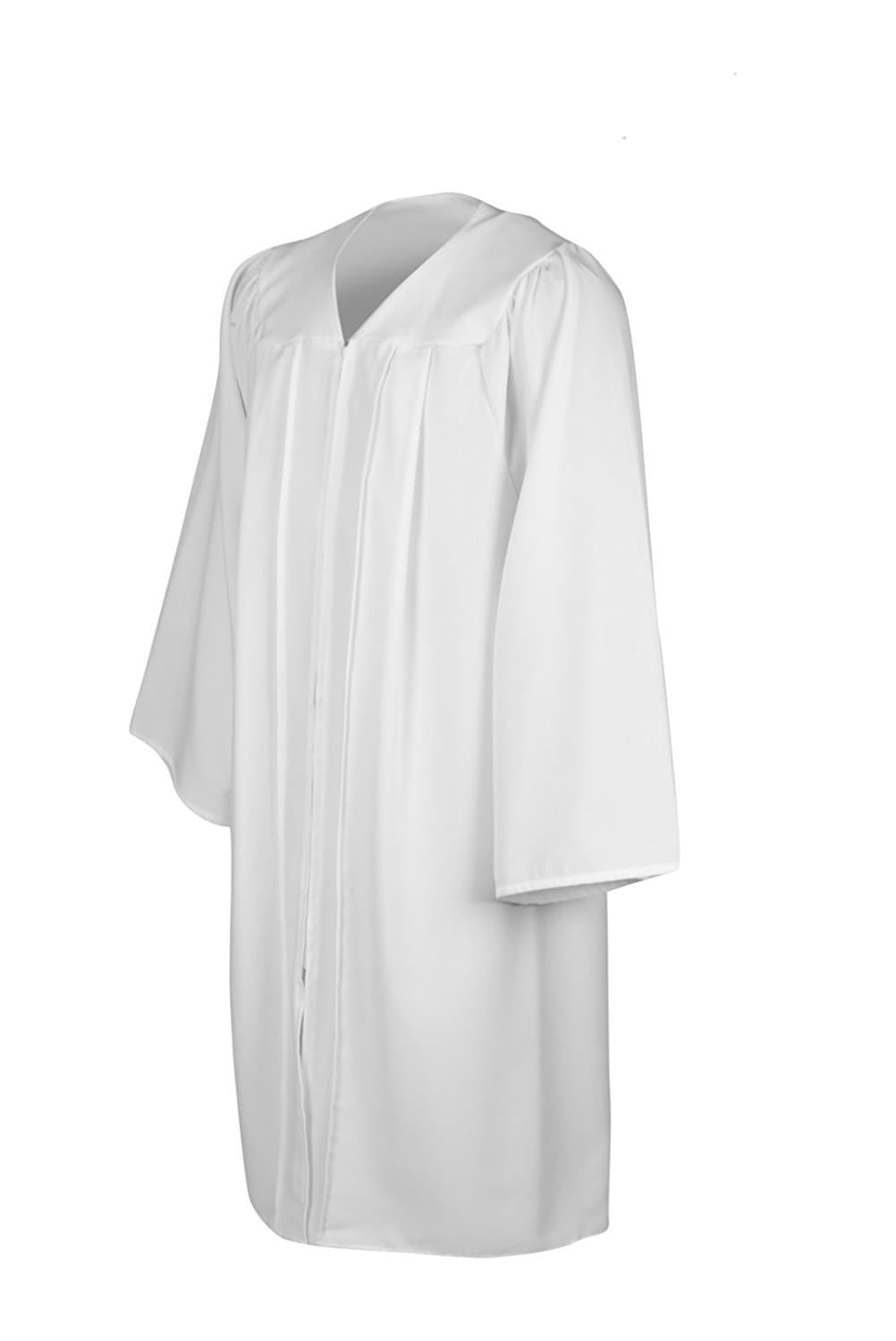 Senior Classic Choir Robes Confirmation Robe White for Baptisms