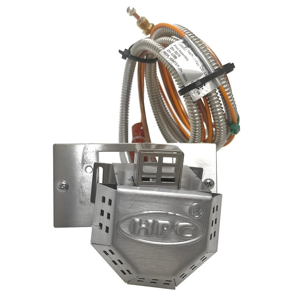 HPC Fire Pilot Assembly for FPPK Series Fire Pits, 36-inch, Rectangular, Metal, Contemporary, Compatible with Gas