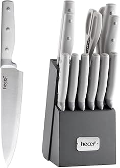 14 pcs Kitchen Knife Set Gray