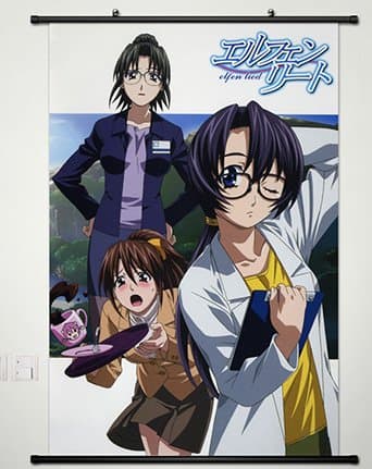 Home Decor Anime Elfen Lied Wall Scroll Poster Fabric Painting 23.6 X 35.4 Inches-001
