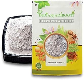 IndianJadiBooti Safeda Kashgari Powder (Pure Barytes/Barium Sulphate) – Ultra-Fine High-Density Mineral Powder – For Traditional Skin Wellness, Crafts & Industrial Use | 900 Grams | (Pack Of 2)