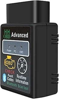 Bluetooth OBD2 Scanner Adapter, Wireless Diagnostic Code Reader OBD II Scan Tool Reset & Clear Check Car Engine Light, Compatible with iOS& Android & Windows