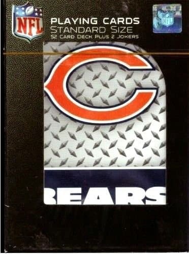 CHICAGO BEARS LOGO PLAYING CARDS NFL POKER DECK